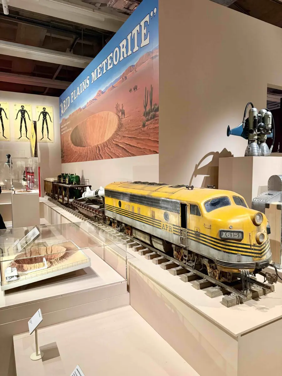 A Section of the Room Dedicated to Asteroid City - Wes Anderson Archives