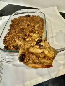 apple and orange crumble