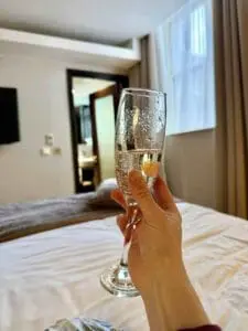 Montcalm Brewery Townhouse complimentary prosecco