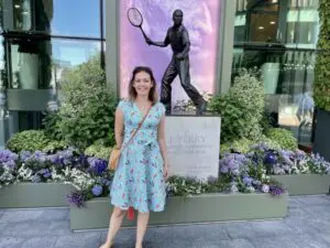 Wimbledon Championships Fred Perry statue