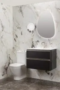 bathroom mirror toilet