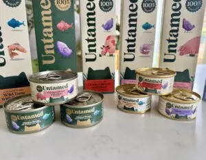 Untamed cat food cans