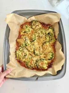 2 ingredient Super Cheesy and Crispy Broccoli ready 2 ingredient Super Cheesy and Crispy Broccoli ready