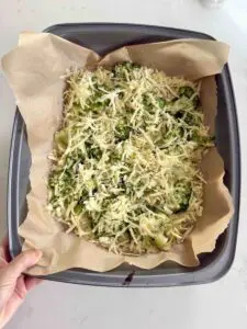 2 ingredient Super Cheesy and Crispy Broccoli step four 2 ingredient Super Cheesy and Crispy Broccoli step four