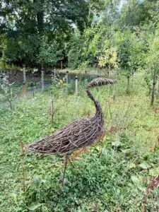 willow art heron at runnymede