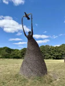 willow art installation
