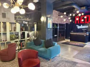 Radisson RED O2 reception