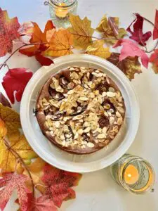 Simple Fig and Almond Cake after baking Simple Fig and Almond Cake after baking