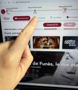 TGV screen TGV screen