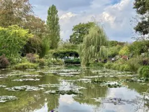 Monet's Garden pond with bridge Monet's Garden pond with bridge