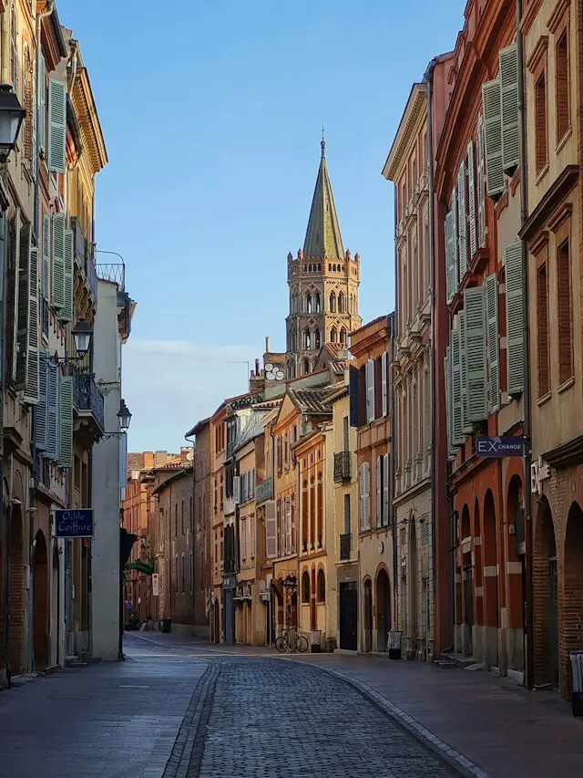 Toulouse France old town Toulouse France old town