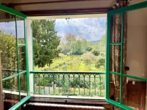 View from the window Monet's house