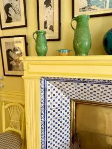 Yellow details Monet's House Yellow details Monet's House