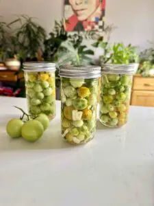 green tomatoes canning