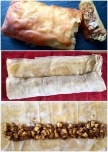 apple and walnut strudel