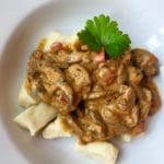 Spicy Mushroom Stew With Home Made Gnocchi
