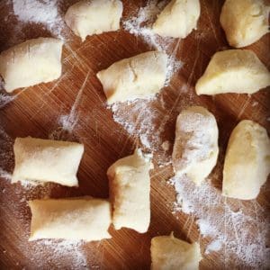 homemade gnocchi