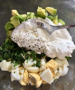 egg avocado salad