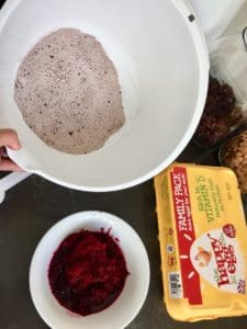 chocolate beetroot muffins