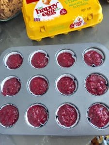 chocolate beetroot muffins