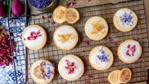 vegan lemon biscuits