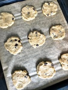 vegan banana walnut cookies