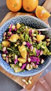 orange and kale salad