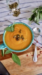 Vegan Sweet Potato And Carrot Soup With Ginger