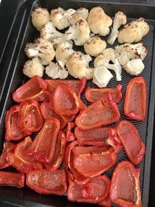 Roasted Red Pepper and Cauliflower Soup