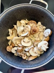 mushroom risotto