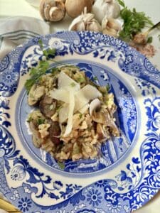 mushroom risotto