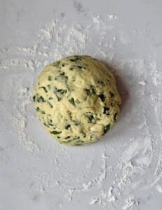 wild garlic scones
