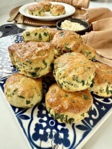 wild garlic scones