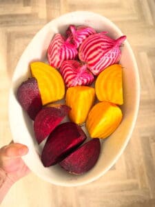 rainbow beetroot vegetables