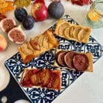 upside down autumn fruit tarts
