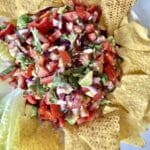 Rainbow pico de gallo