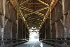 Big bridge small child